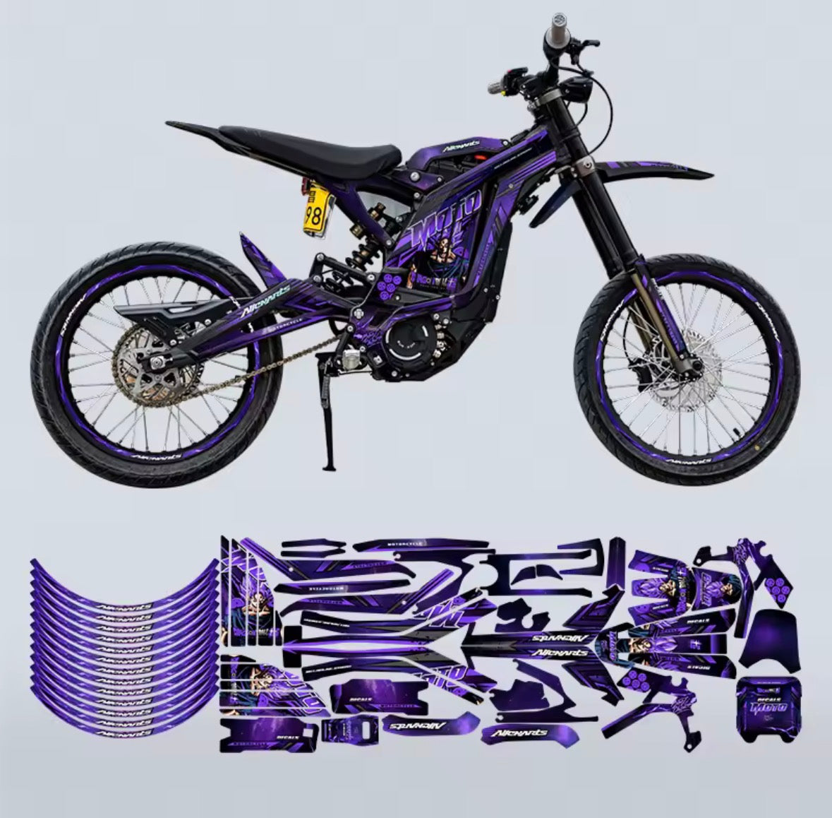 Decal kit for Surron Light Bee